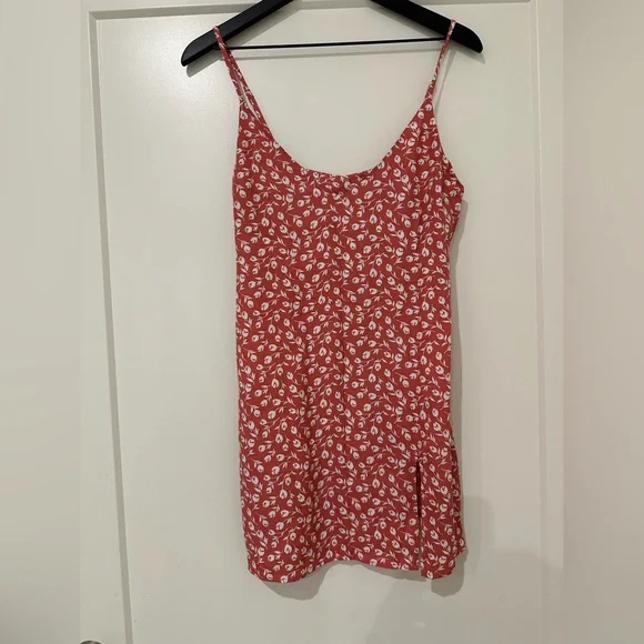 Reformation Marlowe Tulip Print Mini Slip Dress - Picture 3 of 6